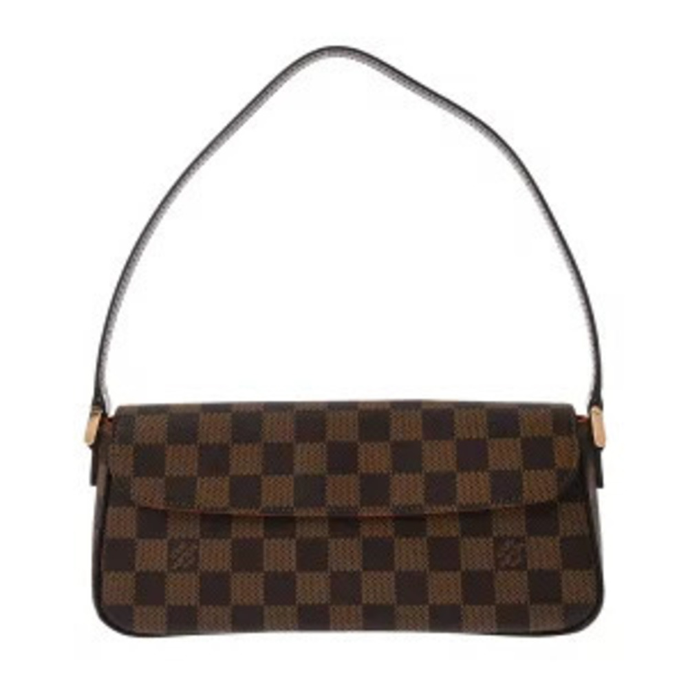 Louis Vuitton Damier Recoleta Ebene Brown Canvas Shoulder Bag